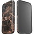 Love Rose Gold Black iPhone 16 Plus Impact Case